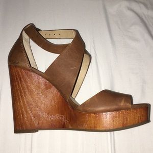 LuckyBrand Brown Wedges